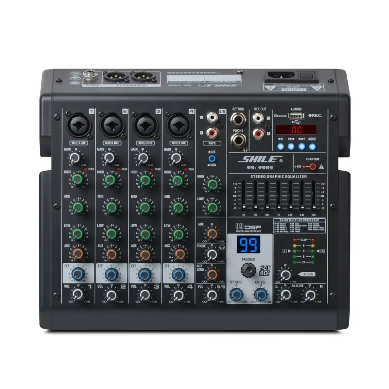 Sound Video Mixer Switcher Live Broadcasting Professional Console Portable Mixer