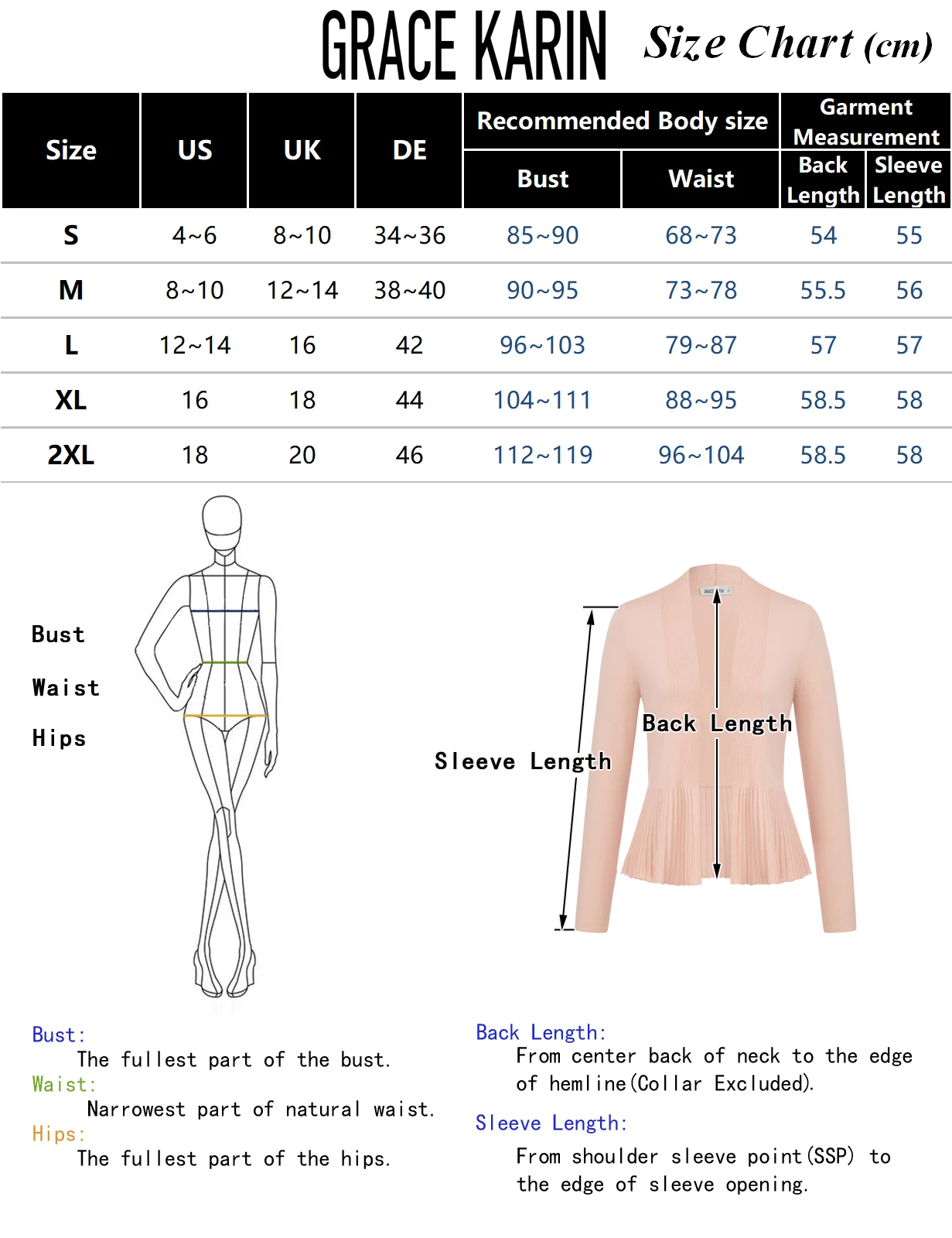GRACE KARIN Women's A-Line Cardigan Casual Draped Open Front Cropped Knitwear Tops Long Sleeve Sweater Peplum Knit Outwear A30