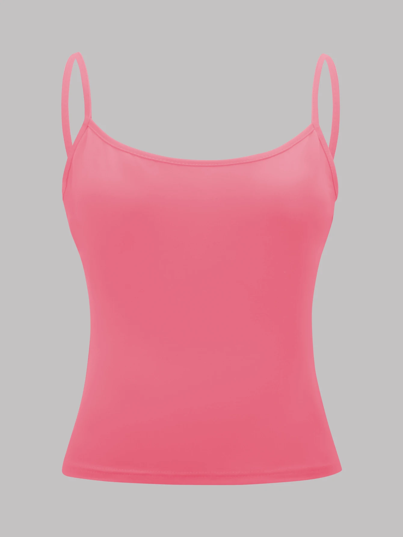 Summer Fashion Versatile Casual Breathable Micro Elastic Fabric Sleeveless Strap Top New Women Tank Top Strap Slim Top