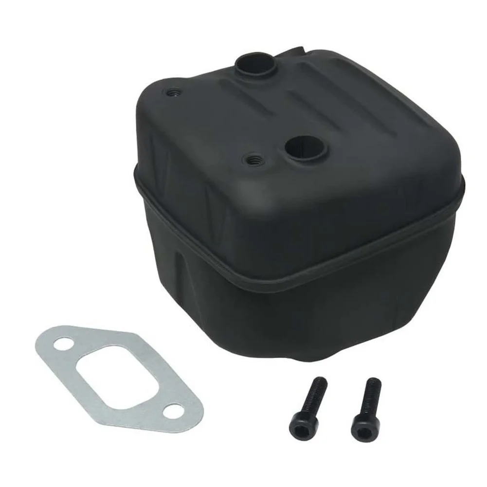 For exhaust Pipe Muffler for 357XP 359 355 For chainsaws Replacement Part with Gasket and 2 Screws 8x8x8cm 300g