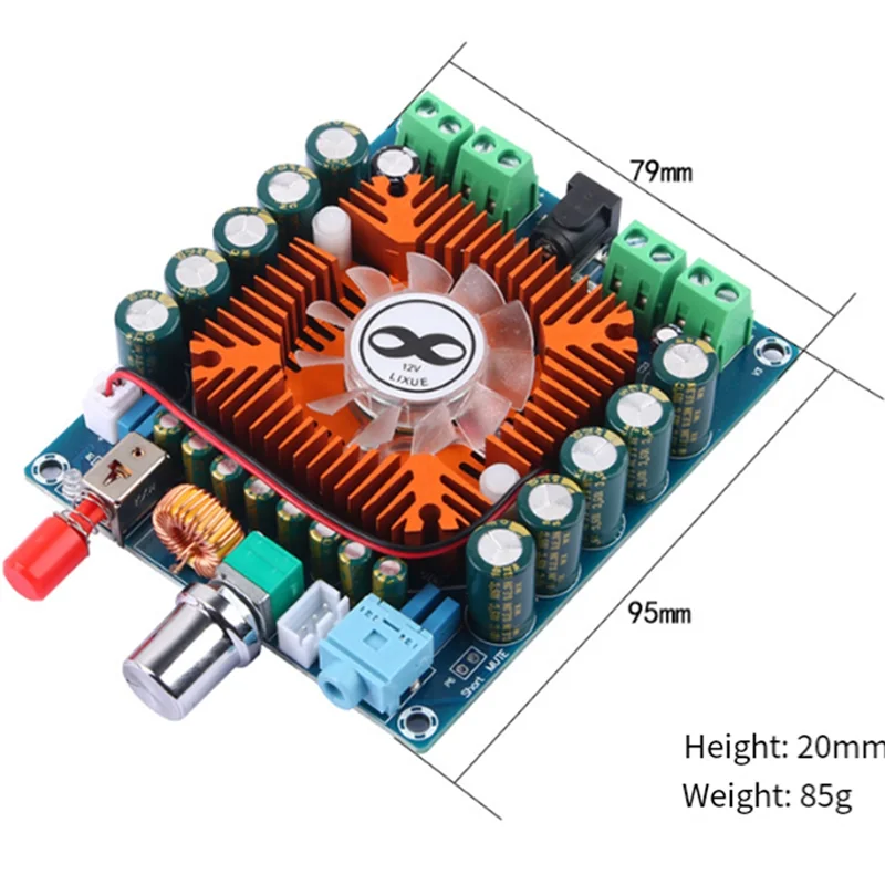 ABSQ-TDA7850 Scheda modulo amplificatore di potenza digitale ad alta fedeltà livello febbre a quattro canali 50Wx4 HIFI per auto