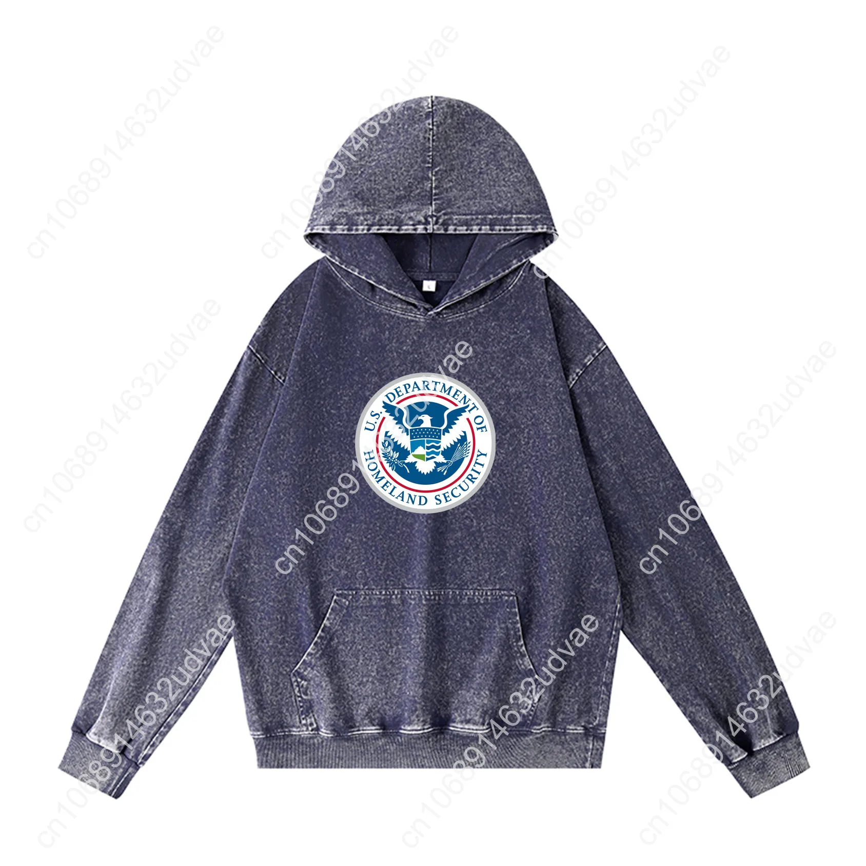 Homeland Security Investigations Hoodies Retro Hooded Sweatshirt Man Woman Teenager Vintage Pullover Sweat Customized Tops