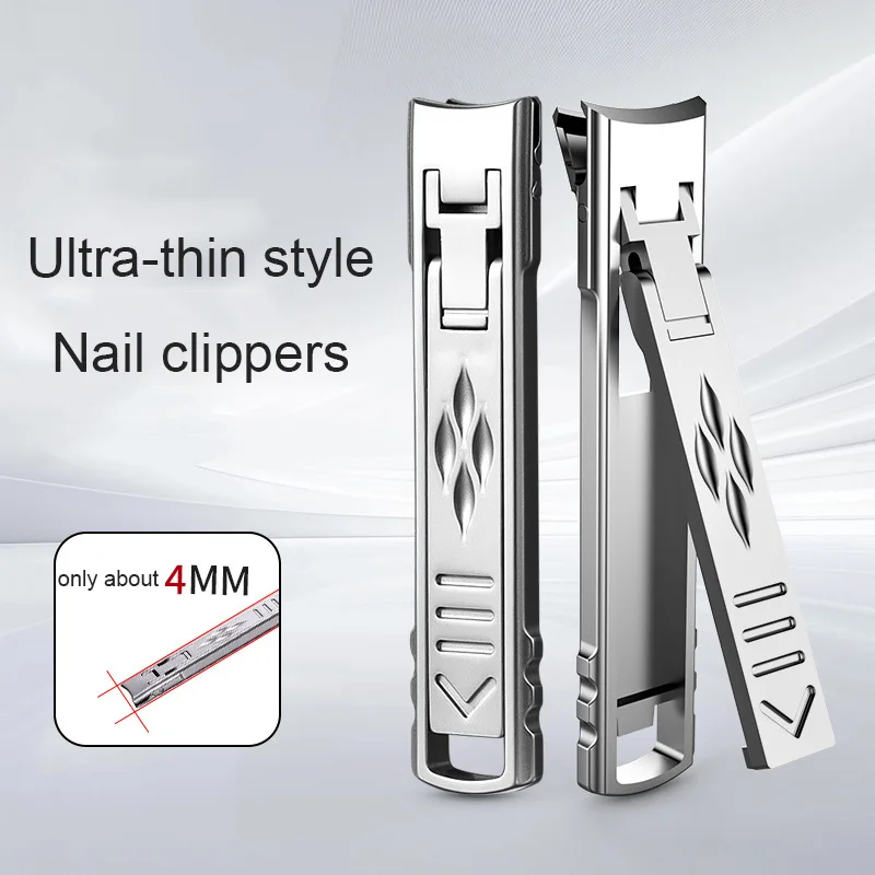 

1 шт. новые портативные складные кусачки для ногтей из нержавеющей стали, креативные ультратонкие модели, кусачки для ногтей, маникюрные инструменты для всех людей
