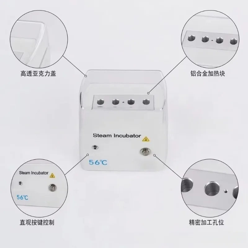 Dental Steam Sterilization Incubator Constant Temp 4 Hole Test Monitor