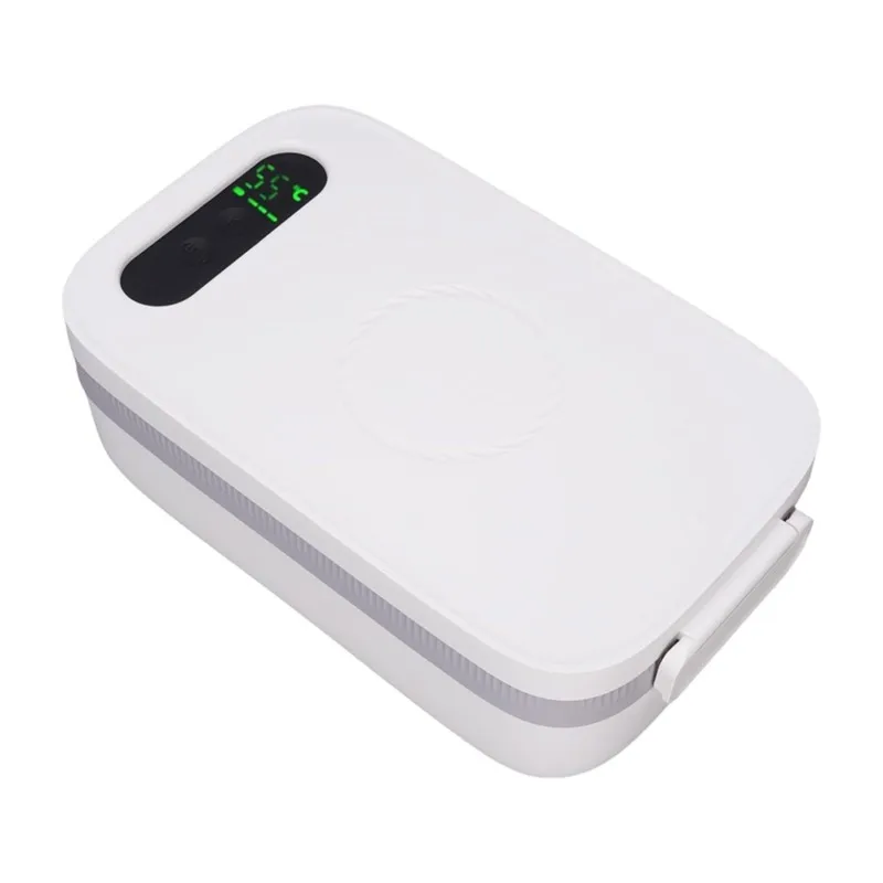 【RECOMENDAR】Food Warmer Cordless Electric Lunch Box, Fast Heating, 14000Mah Battery, Portable Design For Work, Travel And