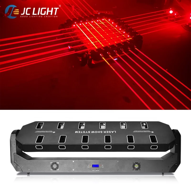 

Newest Laser Light Bar Rotating 24 eyes Dot Control Red Laser Led Matrix Light for Club Dj Disco