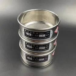 Overall 304 stainless steel standard sampling sieve 10 cm laboratory double-layer frame standard inspection sieve Pharmacopoeia