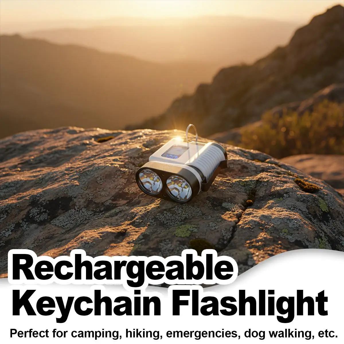 Mini LED Work Light USB Red Blue Warning Magnetic Flashlight Handheld Torch Keychain Lamp Car Fix Garage Emergency Deco Room