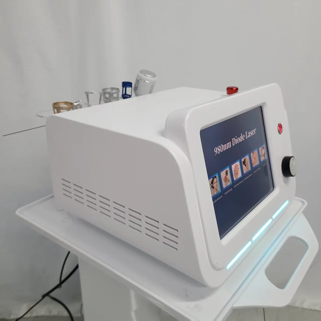 

980nm Diode Laser 6In1 Red Blood Vessel Removal Nail Fungus Therapy Eczema Treatment Skin Tightening Device For Professional Spa