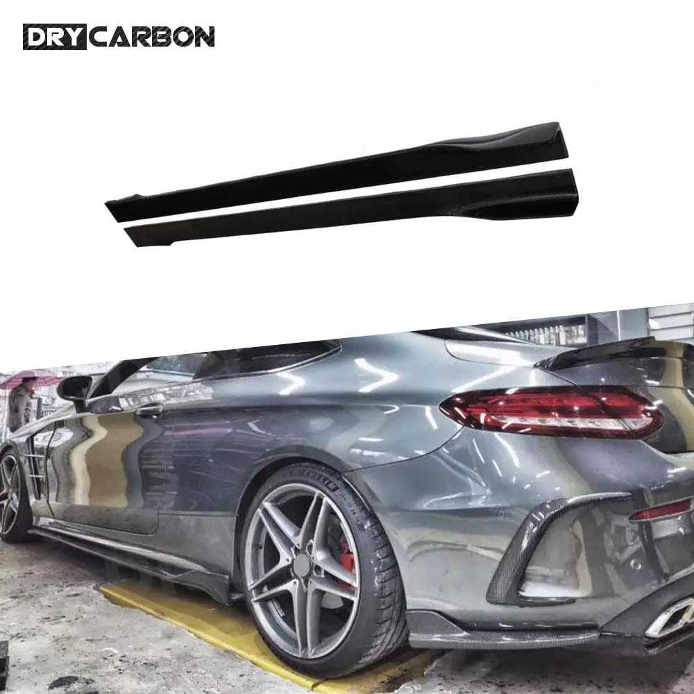 

Carbon Fiber Side Skirts Rocker Panel Lip Splitter For Benz E Class W213 E200 E220 E250 E300 2017 2018 2019 Car Styling