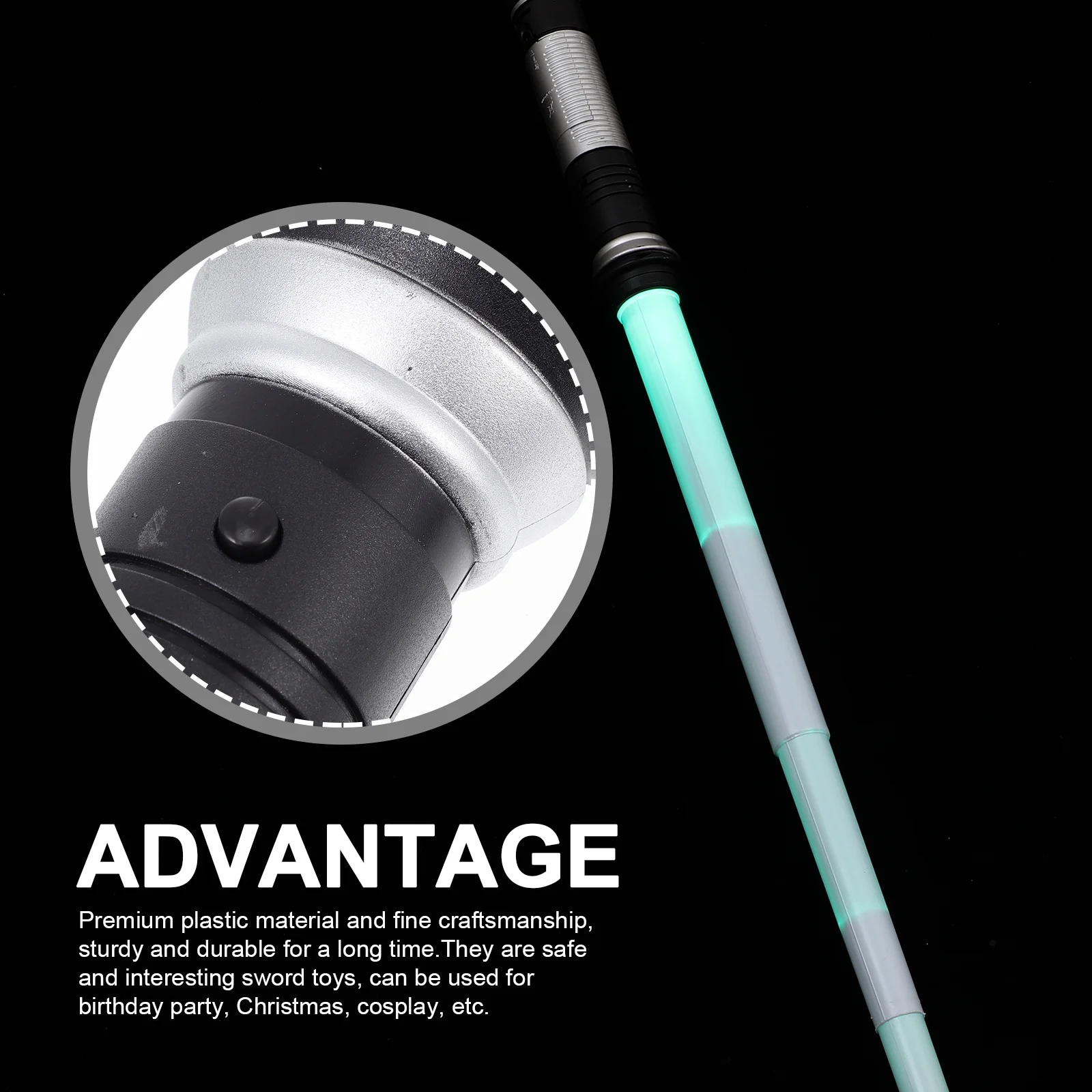 Luminous Sword Plaything for Children Exquisitely Made Retractable Fun Light Up Outdoor Travel Entertainment Glowing Sword Kids