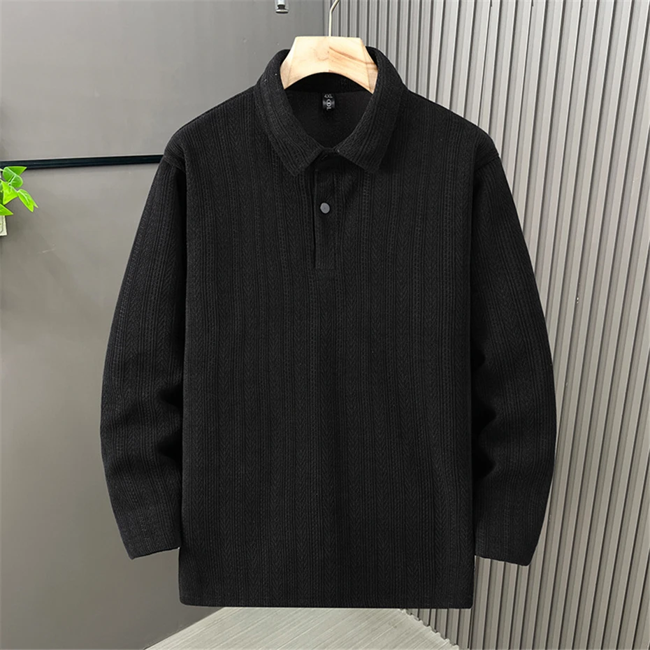 12XL Plus Size Sweatshirts Men Spring Autumn Solid Color Sweatshirt Fashion Casual Lapel Pullover Male Big Size 12XL