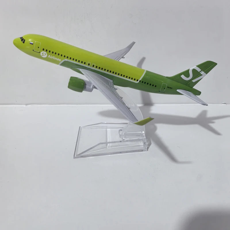 

JASON TUTU 16cm Siberian Airlines S7 Airbus 320 Plane Airplane Model Aircraft Model Diecast Metal 1/400 Scale Planes Gift Collec