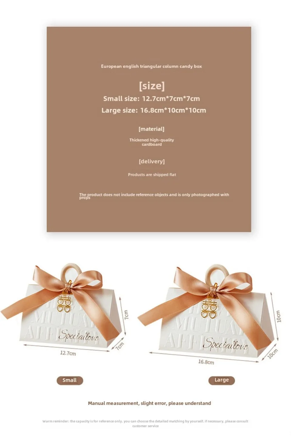 10/30/50 Stück Favor Candy Box Papierverpackung Verpackung Box Geschenkboxen Hochzeit Party Favor Dekoration Hochzeit Party Dekorationen – Detail 4