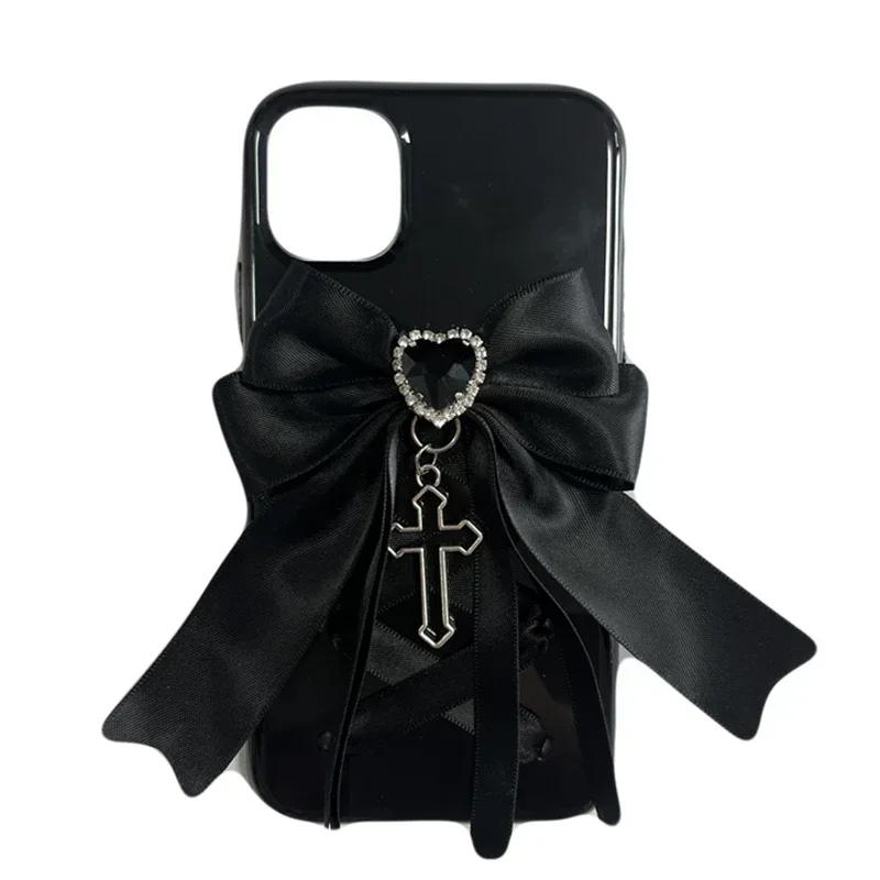 Dophee Original Landmine Series Mobile Phone Cover Personality Rhinestone Cross Bow Spice Girls Phone Case IPhone 14 15 Promax