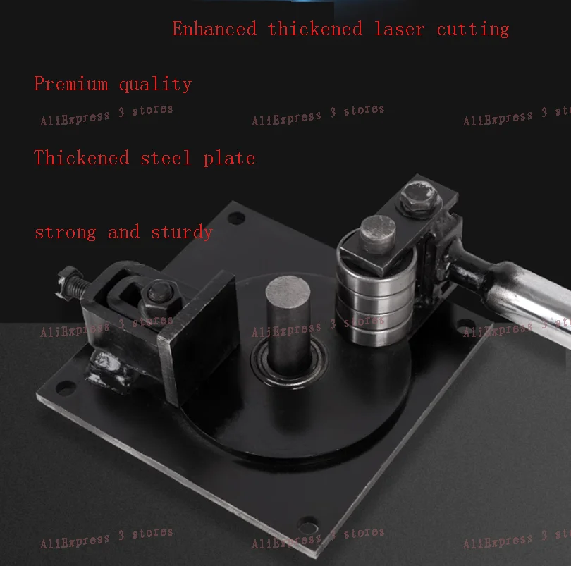 1-14mm Manual Steel Bar Bender Portable Construction Building Bending Machine Rebar Tool Deformed Rod Folding Machine