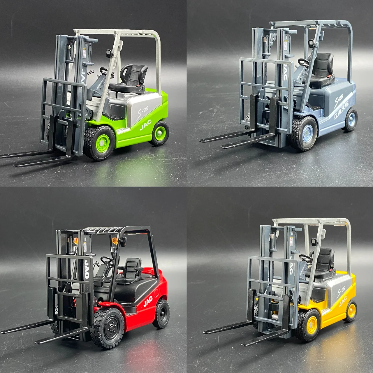 

Diecast 1/25 Scale JAC Forklift Electric Forklift S-25 Alloy Car Model Collectible Toy Gift Souvenir Display Ornament