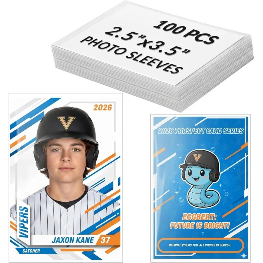 2.5x3.5 Photo Sleeves 100 Pcs AcidFree Archival Quality Crystal Clear Photo Storage Protecto for Pokemon and Kpop Photocards Tr