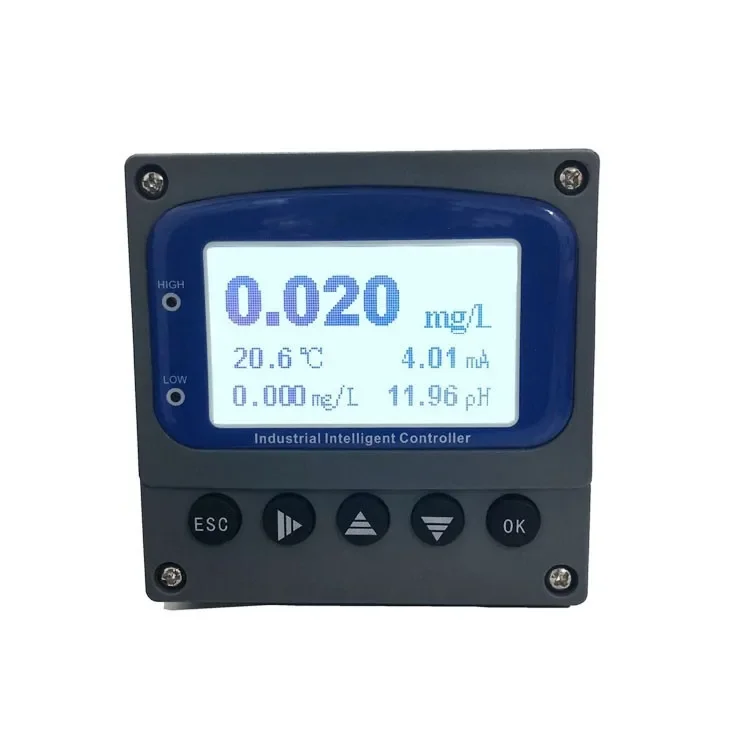 

Industrial on-line Residual Chlorine controller with Electrode and flow cell