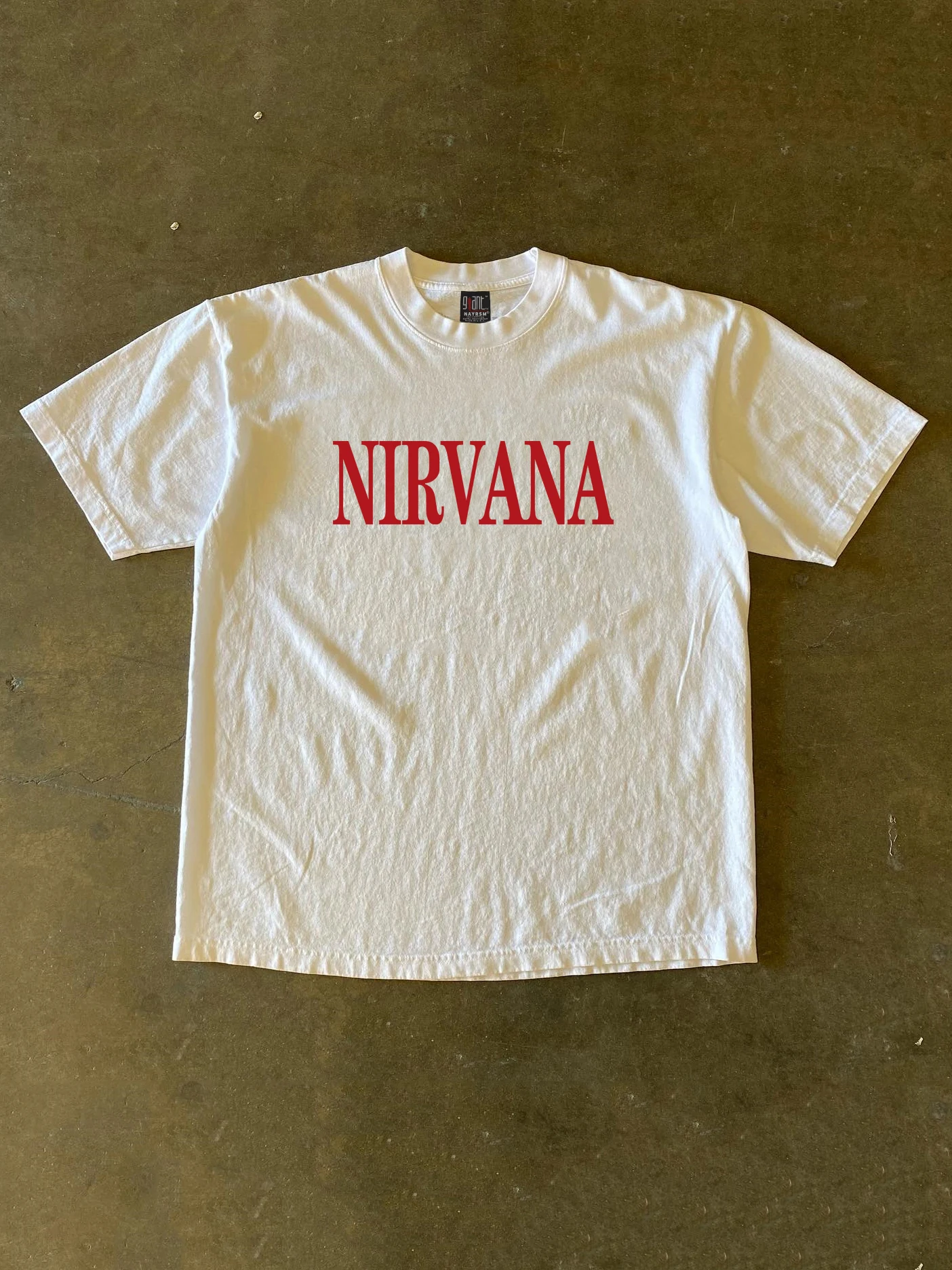 Heavyweight 260g Pure Cotton Short Sleeve T-Shirt Loose Fit Hip Hop Style Comfortable Breathable Unisex Band Tee-Shirt