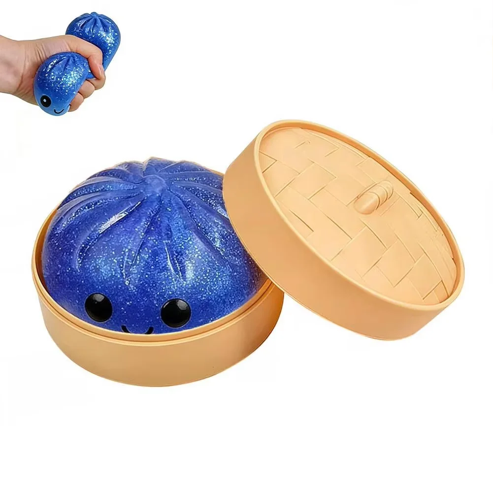 Colorful crystal pack anti anxiety toy simulation squeezable toy low rebound anxiety relief toy image 3
