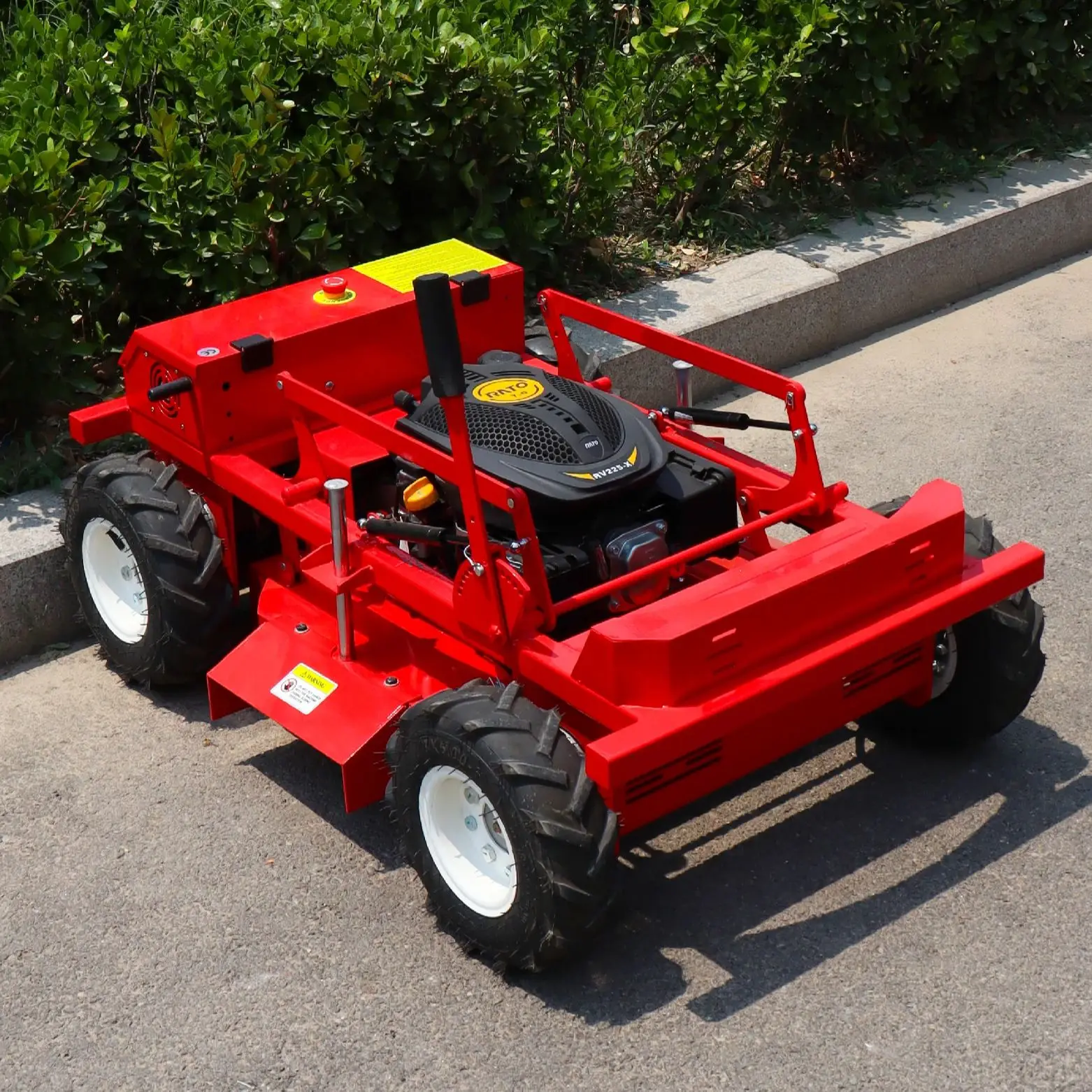 Источник с фабрики, прямые продажи, колесная интеллектуальная газонокосилка с дистанционным управлением, сельскохозяйственная газонокосилка, оборудование, бензин/дизельный робот