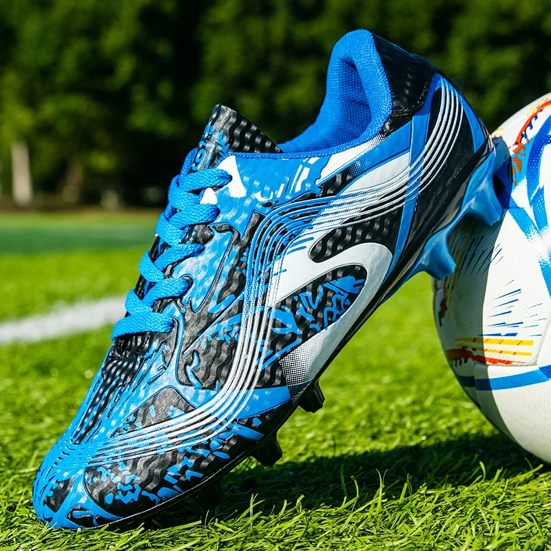 

Футбольные бутсы для мальчиков, профессиональные футбольные бутсы, детская тренировочная обувь для легкой атлетики, спортивная обувь для девочек, уличные шипы Chuteira De Campo