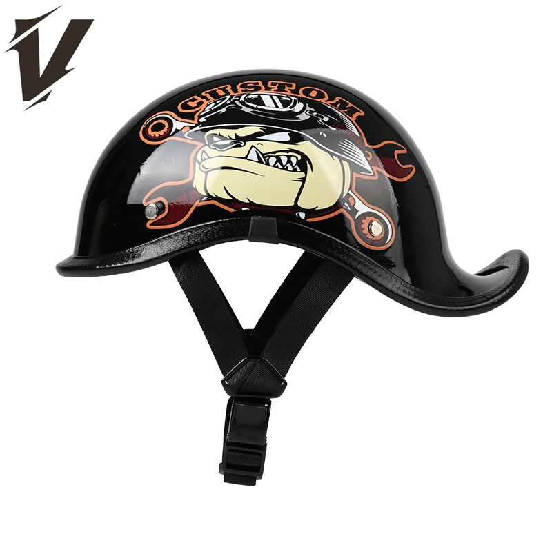 Motorcycle Gear Used - 2026 New Motorcycle Helmet Retro Helmet,