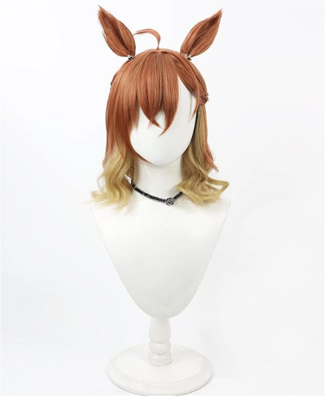 Cosplay Uma Musume Pretty Derby Forest Hole Wig Anime Carnival Party Curly Short Wig