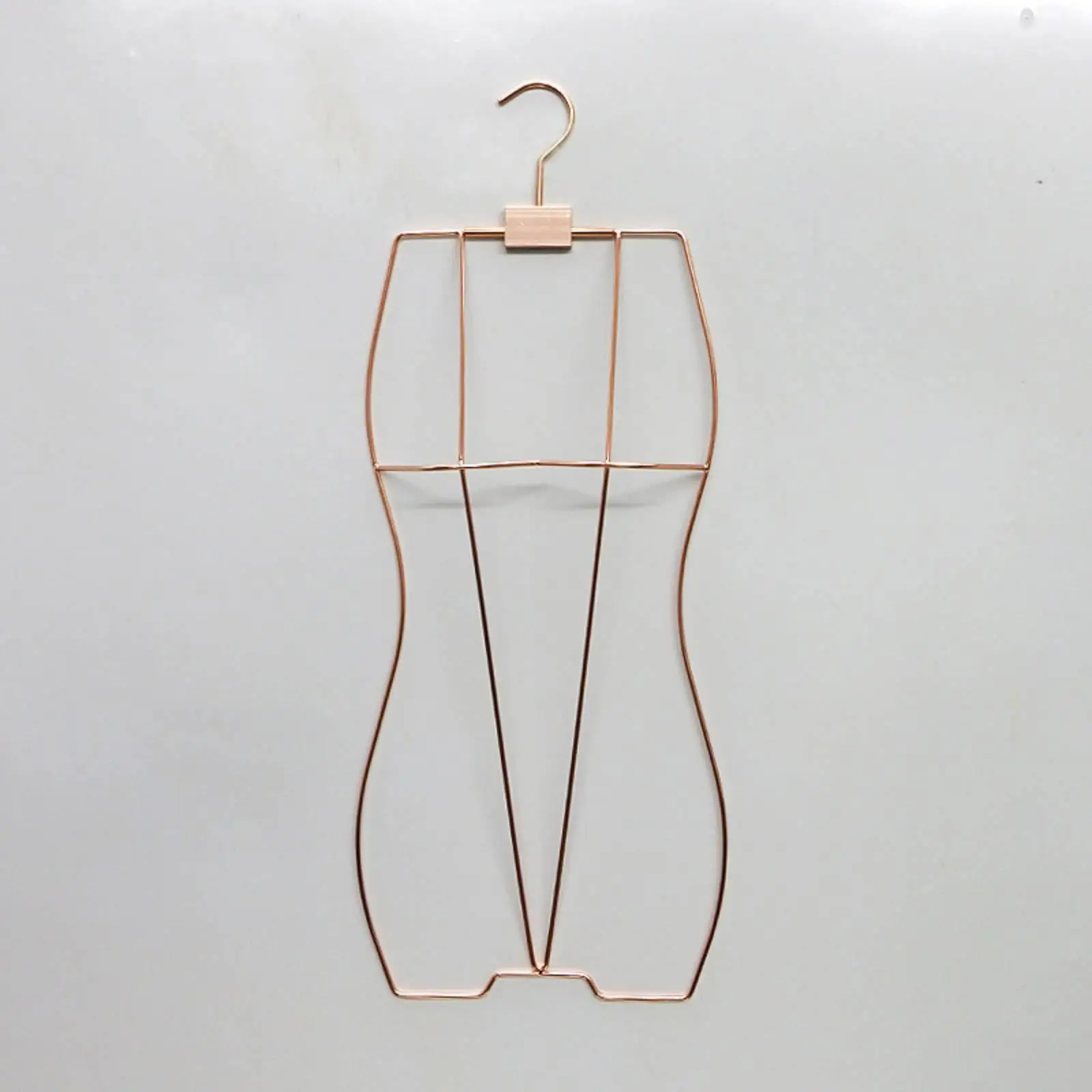 Metal Swimsuit Display Hanger Body Shaped Clothes Hanger for Wardrobe Contoured Frame Organizer view 3