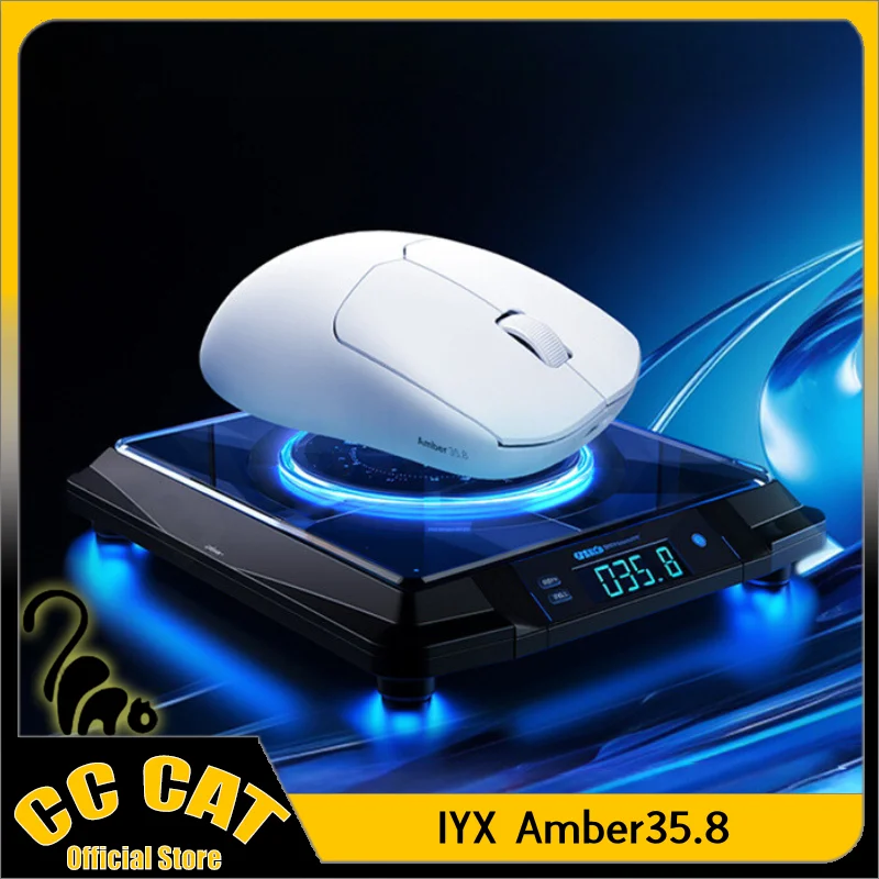 

IYX Amber 35.8 Mouse Dual Mode Wireless Mouse PAW3395 8000Hz Custom Polling Rate 35.8gram Lightweight Gaming Mice PC Accessories
