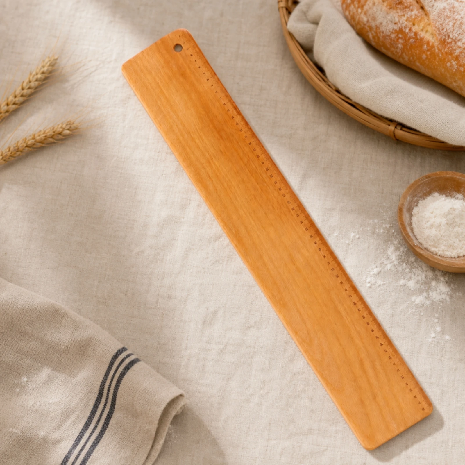 Bread Transfer Board Rectangular Bread Board with Hanging Hole Batter Transfer Peel Lightweight Easy to Clean