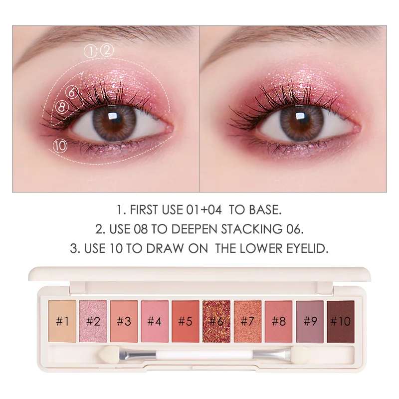 Wholesale FOCALLURE Eyeshadow Palette Long Lasting Colorful Eye Shadows Pallet Glitter Highlighter Shimmer Eye Makeup Cosmetics