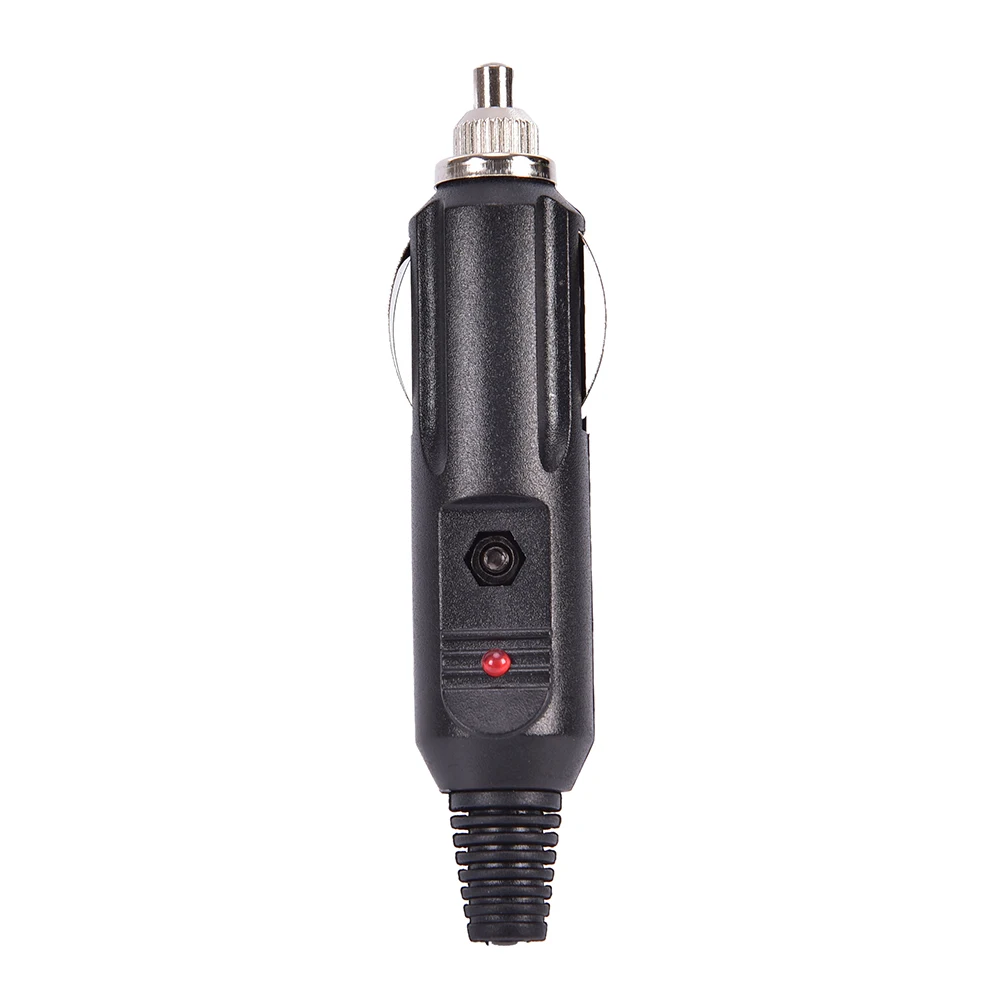 2Pcs 12V Car Cigarette Convenient Universal Male Car Cigarette Socket Plug Connector 15A Fused
