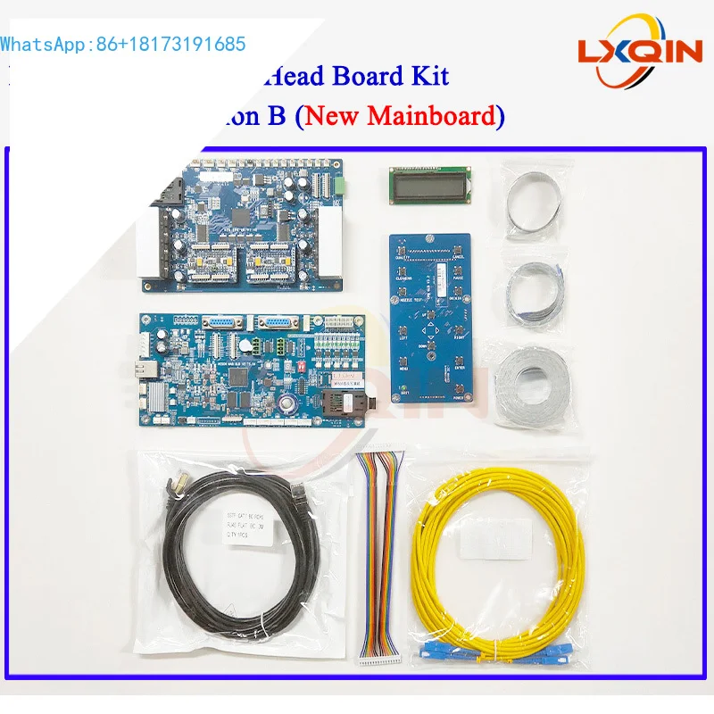 LXQIN Hoson Board Kit for Epson I3200 Printhead Double Head Board Set for ECO Solvent/water-based Printer Plates Network Version