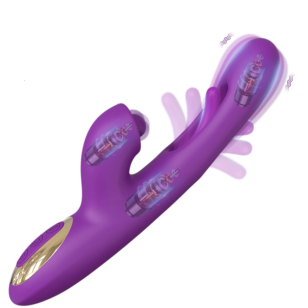 Powerful Tapping G Spot Vibrator Female Flapping Clitoris Stimulator Massager 3 Motors Dildo Adults Goods Sex Toys for Women