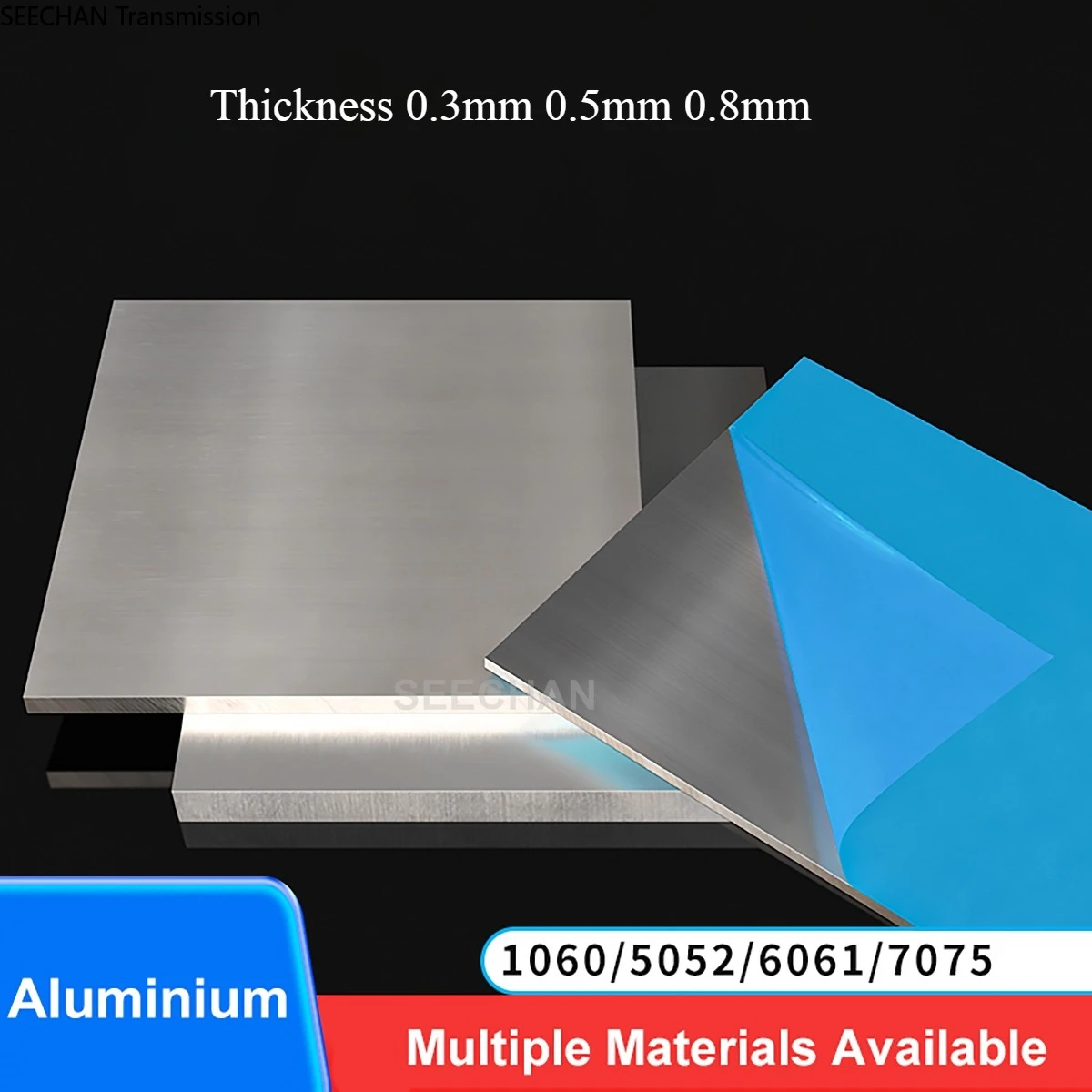 

1060 Aluminum Plate Metal Sheet Thickness 0.3 0.5 0.8mm Aluminum Square Plate 50x50 100x100 150x150 200x200 200x300 300x300mm