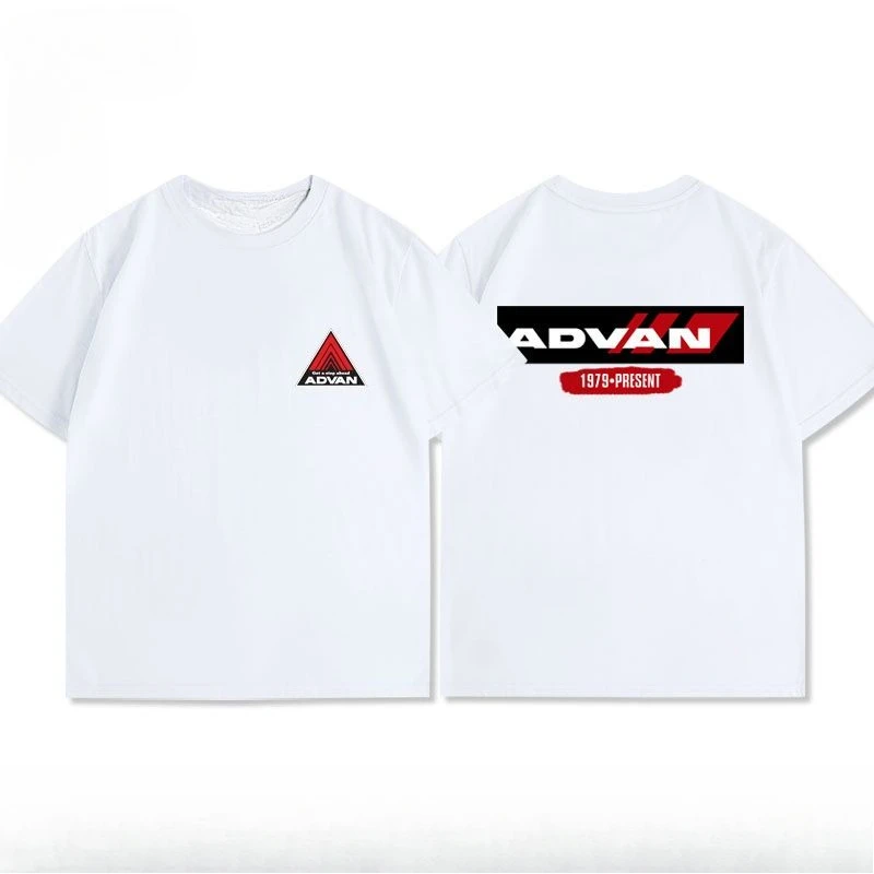 2026  Japan JDM Modified Yokohama Advan Wheel Hub T-shirt Men's Clothing Women's comfortable and casual  Wear Cotton - view 2
