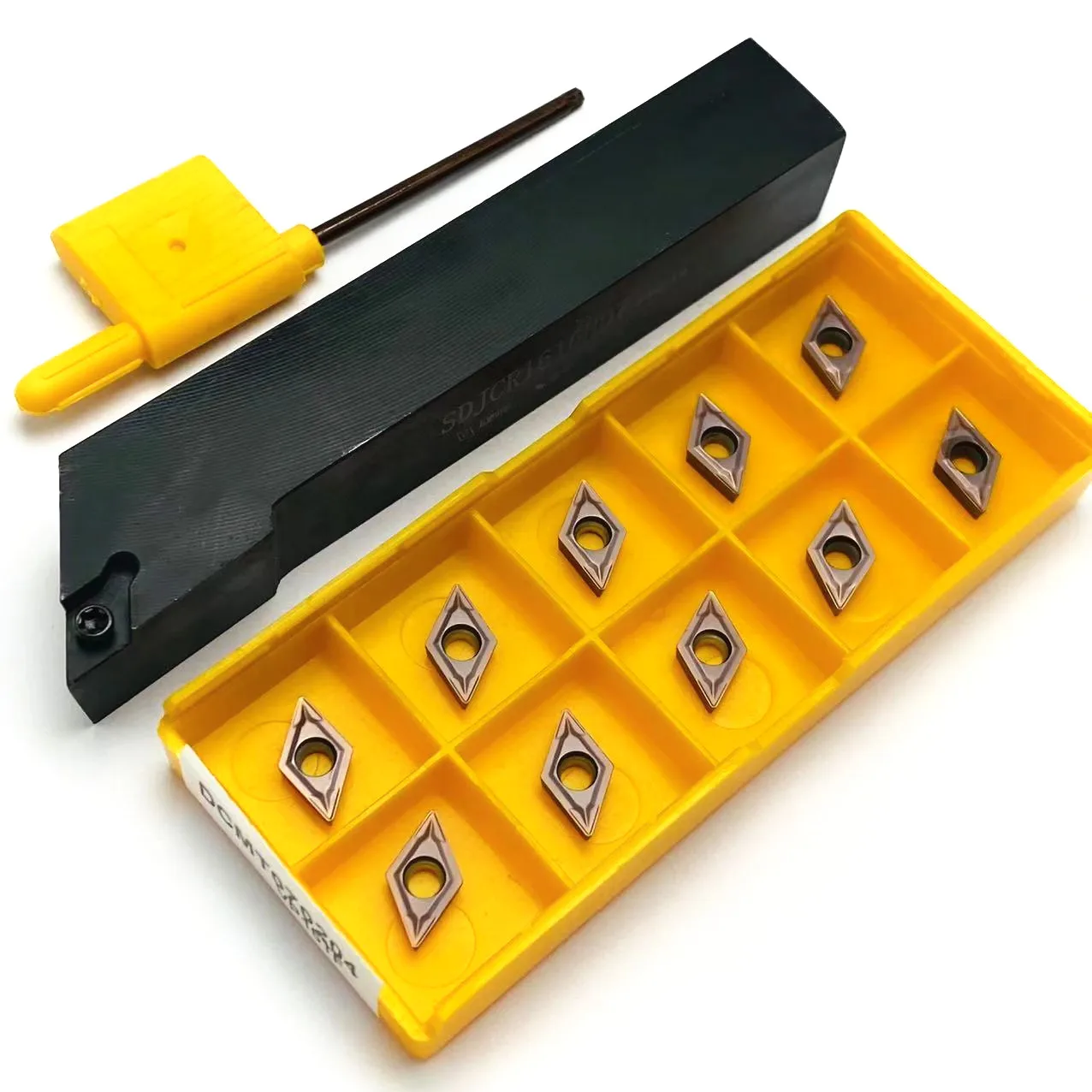 SDJCR1212H07 / SDJCR1616H07 SDJCR1010H07  External turning tool holder  DCMT070204 carbide insert turning tool tool set