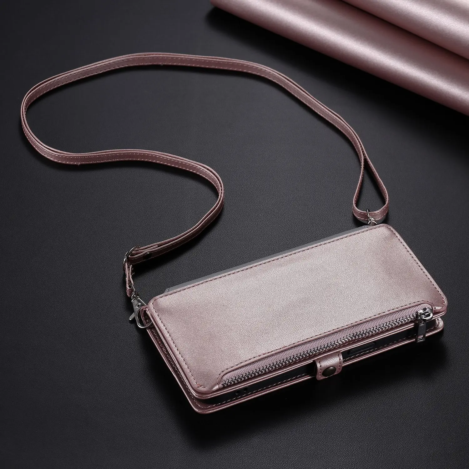 Casing untuk Motorola Edge 50 Neo Fusion Ultra Pro 5G Casing Penutup Ponsel Dompet Flip Coque untuk Casing Motorola Edge 50 Fusion