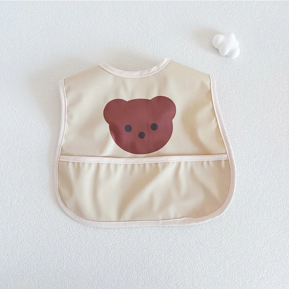 

Cartoon Animal Pattern Baby Feeding Bib Cartoon Bear Baby Drooling Bibs Sleeveless Rabbit Saliva Towel Burp Apron Summer