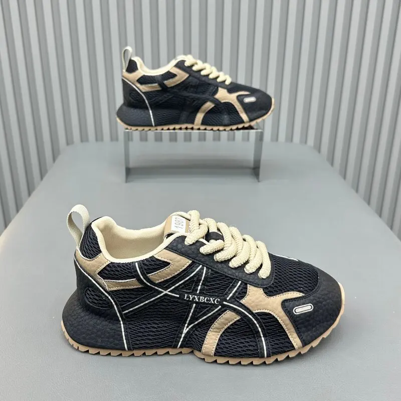 

Men's shoes 2026 new summer height increasing mesh breathable casual sports outdoor running shoes