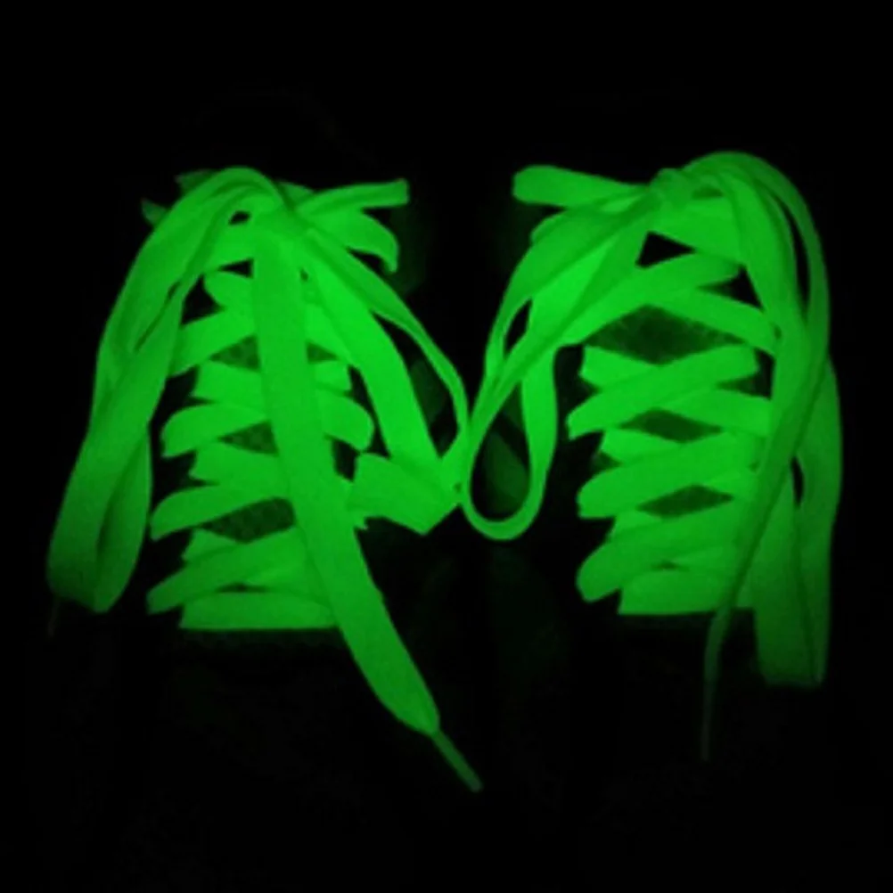 Luminous LED Shoelaces Fashion Light Up Casual Sneaker Shoe Laces Disco Party Night Glowing Luminous Shoelace