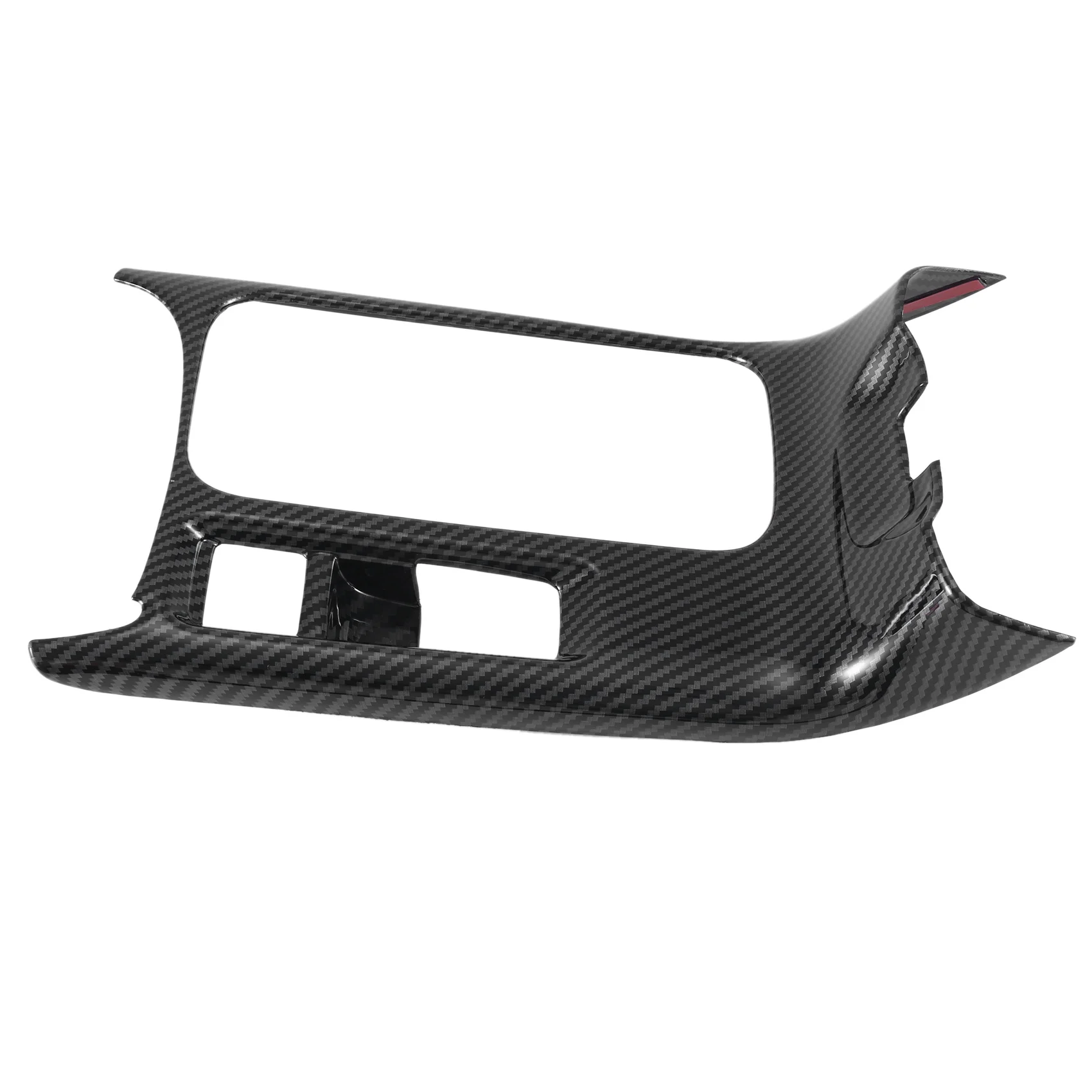 Car Carbon Fiber Center Console Water Cup Holder Cover Trim Panel for Honda HRV HR-V XRV XR-V 2022 2023 LHD