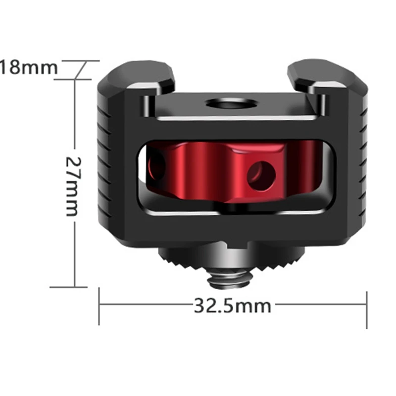 รองเท้าเย็น Extension สำหรับ ZHIYUN Weebills Gimbal พร้อมสกรู1/4นิ้ว Arri แท่นยึดสำหรับ LED แฟลชวิดีโอ
