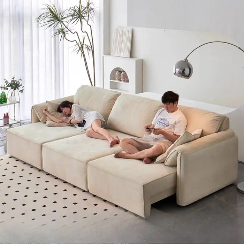 Full Size Gray Electric Recliner Sofa Extendable Lounges Living Room Electric Recliner Sofa Luxury Woonkamerbanken Furniture