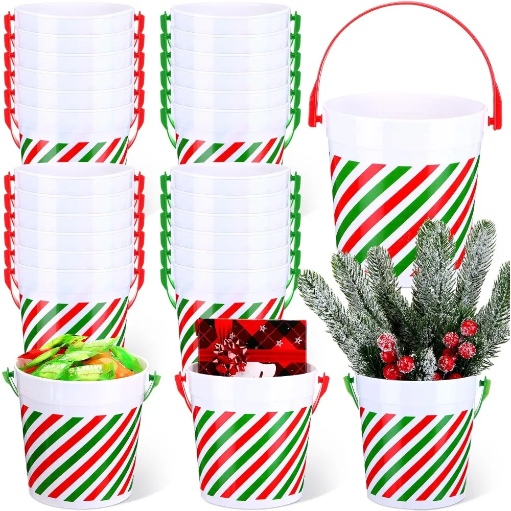 sliner-secchiello-natalizio-in-plastica-da-16-pezzi-con-manici-secchi-versatili-per-il-trattamento-natalizio-da-34-once-contenitore-per-il-ghiaccio-rosso-verde-per-vino-bev