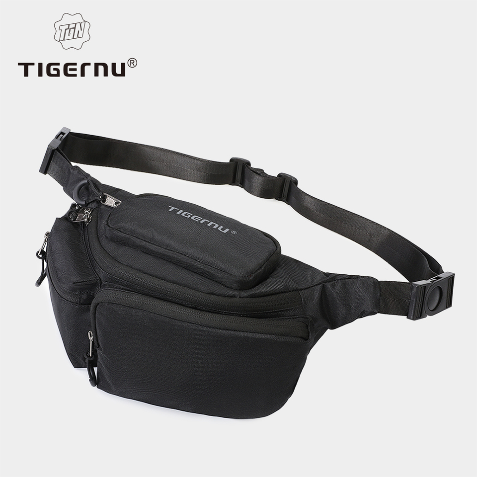  Tigernu Chest Bags Men's Shoulder Bag Fanny Packs For Men Hip Sack Crossbody Bag Men Sling Bag Men's Breasts Tactical Bags Male 