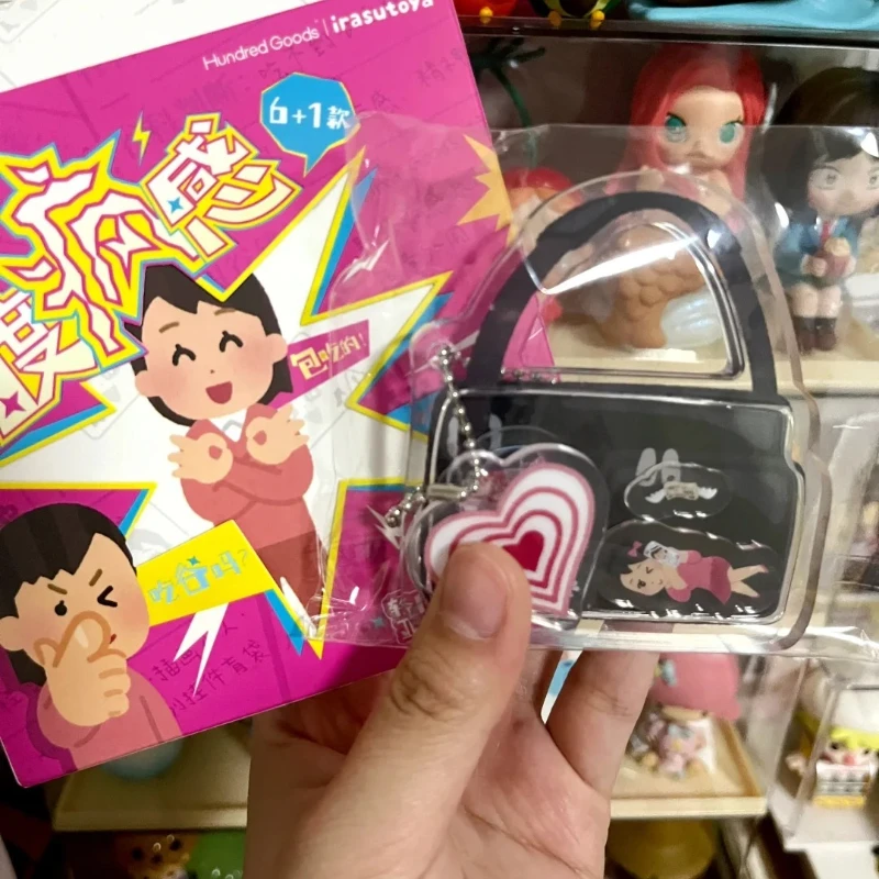 رسم توضيحي حقيقي للشرير مجنون فيبي سلسلة صندوق أعمى Kawaii لطيف أنيمي العصرية اللعب مضحك كوستوميد ظهره قلادة الهدايا