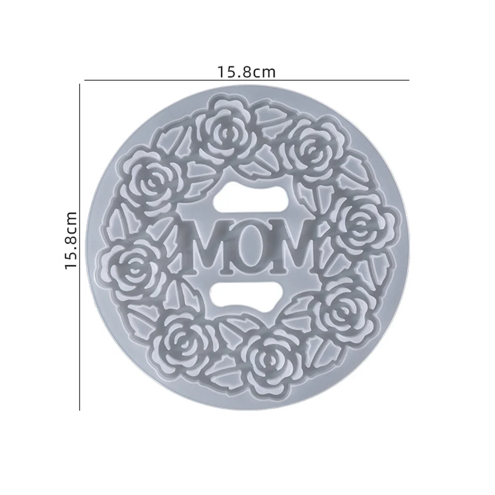 لتقوم بها بنفسك قالب كوستر من السيليكون وسادة أكواب الايبوكسي جارلاند شكل الوقايات الفريدة إضافة الدهانات الترتر اللؤلؤ لأكواب النبيذ والقهوة والحليب #6